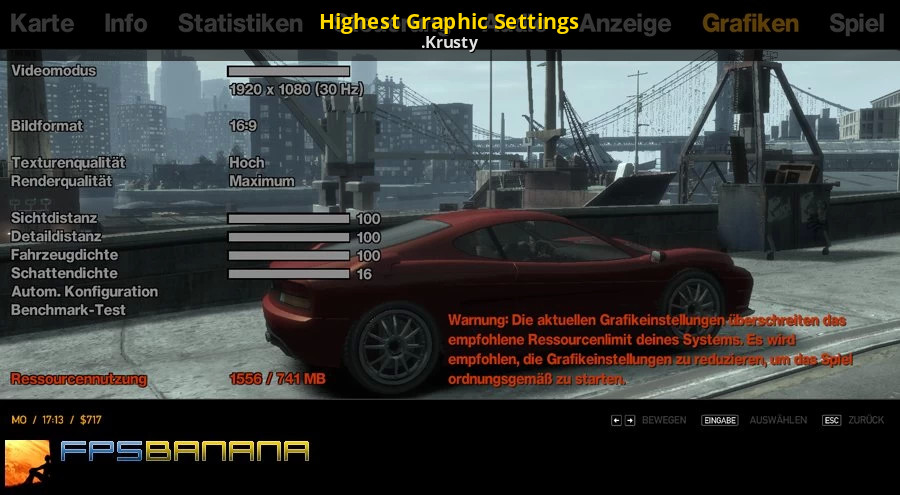 Highest Graphic Settings Grand Theft Auto Iv Tutorials - max settings on roblox studio