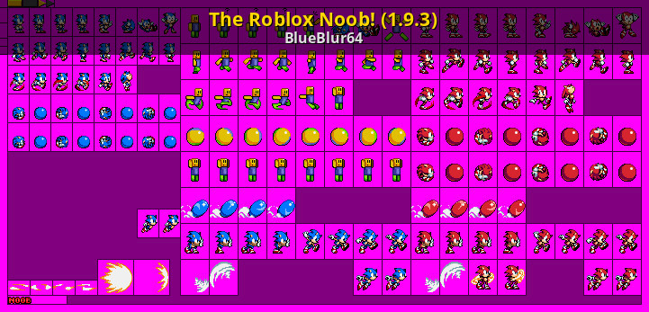 The Roblox Noob 1 9 3 Sonic Boll Works In Progress - jake oc roblox