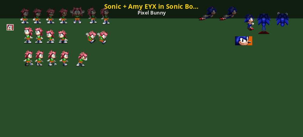 Sonic + Amy EYX in Sonic Boll 2.0.6b [Boll Deluxe] [Works In Progress]