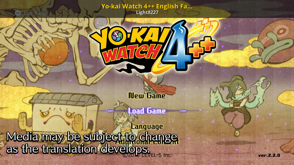 Yo-kai Watch 4++ English Fan Translation [Yo-Kai Watch 4++] [Works In  Progress]